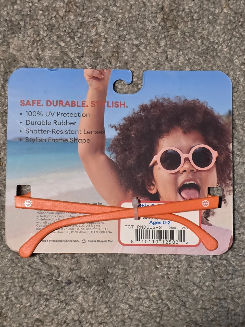 Little Suns By Babiators - Orange Baby Sunglasses